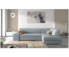 JUSTyou Piave Sofá esquinero Gris Tejido estructurado