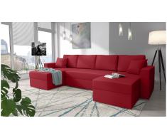 JUSTyou Rubicon Sofa modulare Rojo Cuero sintetico