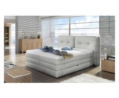 JUSTyou Falun Cama Box Spring Blanco 140x200
