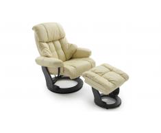 JUSTyou Carnegie Sillón Crema Negro
