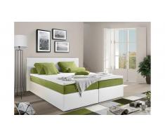 JUSTyou Frankfort Cama Box Spring 180x200 Blanco Verde