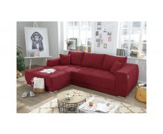 JUSTyou Ohio Sofá esquinero Rojo