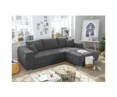 JUSTyou Ohio Sofá esquinero Marrón