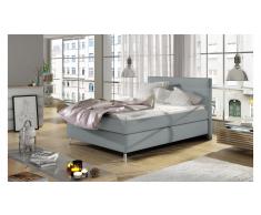JUSTyou Cosy Cama Gris Cuero sintético 100x200