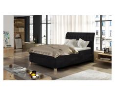 JUSTyou Happy Cama Box Spring Negro Velours 140x200