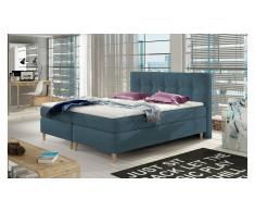 JUSTyou Eden Cama Box Spring Azul 160x200