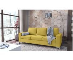 JUSTyou Ari Sofá Amarillo Velour