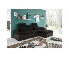 JUSTyou Minnesota Sofá esquinero Marrón
