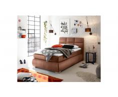 JUSTyou Cheyenne Cama Box Spring Cognac 120x200