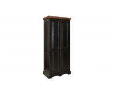 JUSTyou Caros Armario puerta abatible Negro