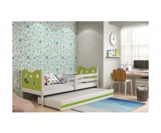 JUSTyou Ola con cama supletoria Cama Blanco Verde