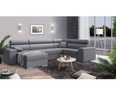 JUSTyou Coretta Conjunto de Sofa esquinero Gris