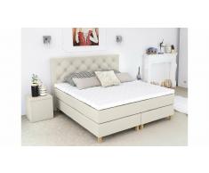 ELESS Amore Cama Box Spring Crema 140x200
