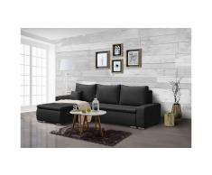 JUSTyou Edolie Sofa esquinero Negro I