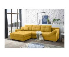 JUSTyou Oklahoma Sofá esquinero Amarillo