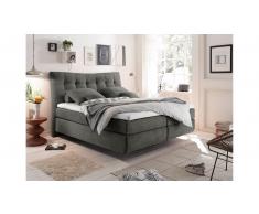 JUSTyou Juneau Cama Box Spring Gris