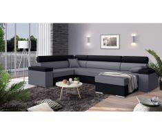 JUSTyou Coretta Conjunto de Sofa esquinero Negro