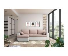 JUSTyou Anelis Sofa esquinero Blanco Rosa