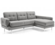 JUSTyou Chayma Sofá esquinero Estructura Gris