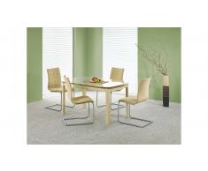 JUSTyou Conjunto Mesa de comedor Kayden Cristal Beige