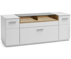 JUSTyou Arles Mueble TV Blanco mate