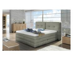 JUSTyou Falun Cama Box Spring Gris 160x200