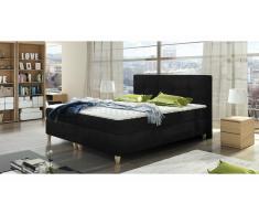 JUSTyou Malta Cama Box Spring Negro 140x200
