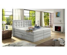 JUSTyou Fendy Cama Box Spring Blanco 160x200