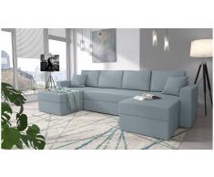 JUSTyou Rubicon Sofa modulare Azul Tejido estructurado