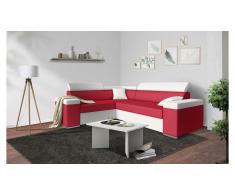 JUSTyou Tarin Sofa esquinero Blanco Rojo