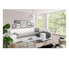 JUSTyou Alvy Sofa esquinero Blanco Gris
