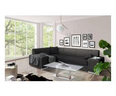 JUSTyou Alvy Sofa esquinero Negro Negro