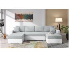 JUSTyou Savio Sofa modulare Gris Cuero sintetico