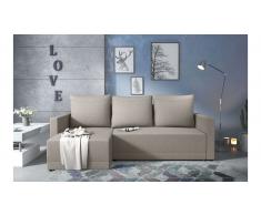JUSTyou Kaori Sofa esquinero Beige Tejido estructurado