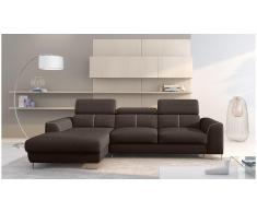 JUSTyou Adelia Sofa esquinero Marron Velour