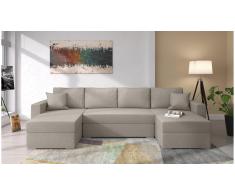 JUSTyou Savio Sofa modulare Beige Tejido estructurado