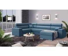 JUSTyou Coretta Conjunto de Sofa esquinero Azul
