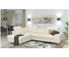 JUSTyou Caio Sofá esquina Beige Velour