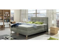 JUSTyou Malta Cama Box Spring Gris 180x200