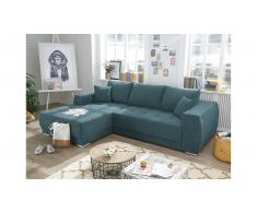 JUSTyou Ohio Sofá esquinero Azul