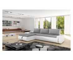 JUSTyou FADO MINI Sofá esquinero Blanco Gris I