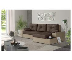 JUSTyou Hattie Sofa esquinero Marron Marron