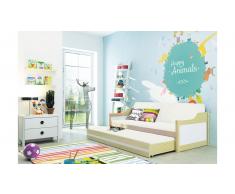 JUSTyou Tore Cama funcional Pino Blanco