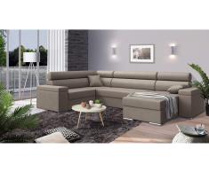 JUSTyou Coretta Conjunto de Sofa esquinero Marron