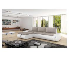 JUSTyou FADO MINI Sofá esquinero Blanco Beige