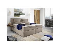 JUSTyou Lansing Cama Box Spring 140x200 cm Café