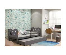 JUSTyou Ola con cama supletoria Cama Grafito
