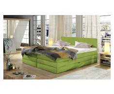 JUSTyou Emma Cama Box Spring Lima Velours 140x200