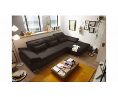 JUSTyou Oregon Sofá esquinero Marrón