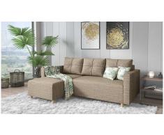 JUSTyou Livenza Sofá Beige Tejido estructurado